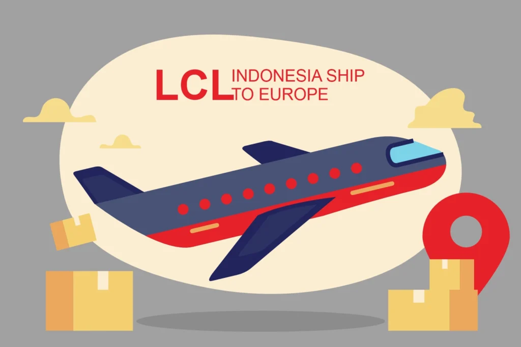 shipping from indonesia to europe